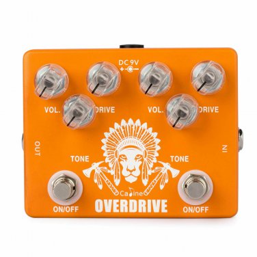 Caline CP-70 Crushing Overdrive Boost Orange Electric Guitar Effect Pedal