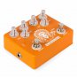 Caline CP-70 Crushing Overdrive Boost Orange Electric Guitar Effect Pedal