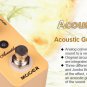 Mooer Acoustikar Acoustic Guitar Sim +Tuner + PCZ Micro Guitar Effect Pedals A1
