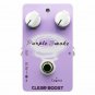 Caline CP-22 Purple Smoke Clear Boost Pedal + Baterry Cable + Mooer Topper New