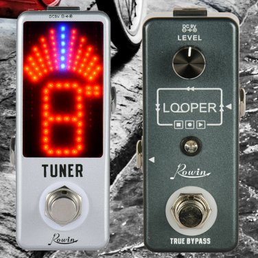 Rowin LEF-332 Looper Guitar Effect Pedal with USB port + Tuner Deal New