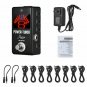 Rowin LT-920 Guitar/Bass Tuner + Effect Power Supply Short-Circuit Pritected New