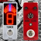 Rowin LEF-303 Ana Echo 300ms Analog Delay + Tuner Guitar Effect Pedal Deal New