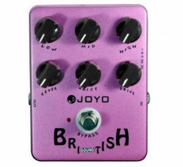 Joyo JF-16 British Sound Effects Pedal with Classic Brit-Rock Era Amp Simulator