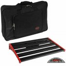 MOEN Guitar Effects Pedal Board with Padded Gig Bag Fits 10 + Full Size pedals