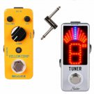 Mooer Yellow Comp Optical Compressor + Tuner + PCZ Micro Guitar Effect Pedals A1