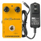 Caline CP-10 Hot Mushroom + MEC 1A 1000ma Power Compressor  Guitar Effect Pedal