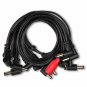 MOOER PDC-10A 10-Way RIGHT Angle Shape Power Supply Daisy Chain Extender Cable