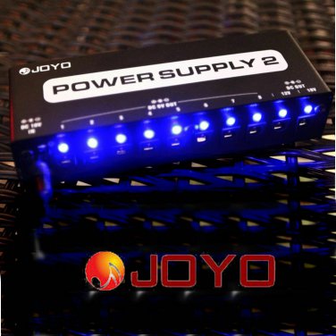 Joyo JP-02 Guitar Effects Power Supply 9V/12V/18V Pedal Station W/ Power Adapter