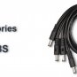 MOOER PDC-8S 8-Way STRAIGHT Angle Shape Power Supply Daisy Chain Extender Cable