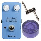 JOYO JF-37 Analog Chorus Guitar Effects Pedal True Bypass + Topper + PCZ Jack