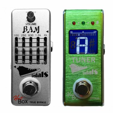Hot Box Pedals Bam 5-band Guitar Graphic Equalizer Attitude Series + HB Tuner