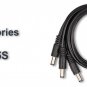 MOOER PDC-5S 5-Way STRAIGHT Angle Shape Power Supply Daisy Chain Extender Cable