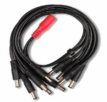 MOOER PDC-10S 10-Way STRAIGHT Angle Shape Power Daisy Chain Cable SPECIAL PRICE
