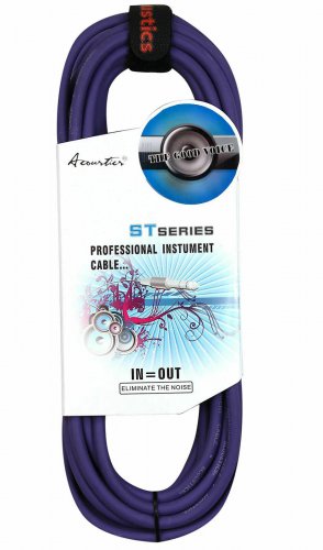 Acoustics SCPL-10F-RD 10 Foot PRP High-End Noise Free Guitar Cable  1/4" to 1/4"