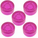 Mooer Candy Footswitch Pedal Stompbox Plastic Toppers 5-Pack VIOLET Transparent
