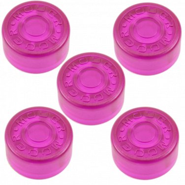 Mooer Candy Footswitch Pedal Stompbox Plastic Toppers 5-Pack VIOLET Transparent