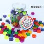 Mooer Candy Footswitch Pedal Stompbox Plastic Toppers 5-Pack VIOLET Transparent