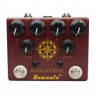 Demonfx King of Drive DUAL DRIV BOOST DIST/ON Pedal 4 DIP FAST FREE SHIP TO USA