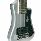 HOFNER HCT-SH-SBT Shorty Silver Sparkle Electric Guitar + Gig Bag New