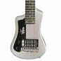 HOFNER HCT-SH-SBT Shorty Silver Sparkle LEFTY Electric Guitar + Gig Bag New