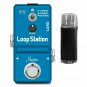 Rowin LN-332AS Loop Station 1/2 Time Reverse Guitar FX Pedal TF SD Card Included