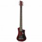 HOFNER HCT-SH-BR Shorty Travel Electric Guitar BURGUANDY with Gig Bag New