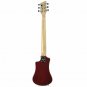 HOFNER HCT-SH-BR Shorty Travel Electric Guitar BURGUANDY with Gig Bag New