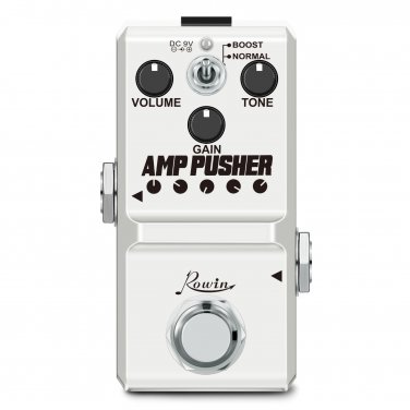 Rowin Amp Pusher NANO Series LN-323 Tube Screamer TS 808 Type Tones True Bypass