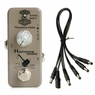 Movall MP-307 Thunder-gate Mini Pedal + 5 Way PDC Power Quality Cable
