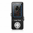 Kokko FLP-2T Loop Tune Floor Recording Looper w/ Built-in Tuner Option In Black