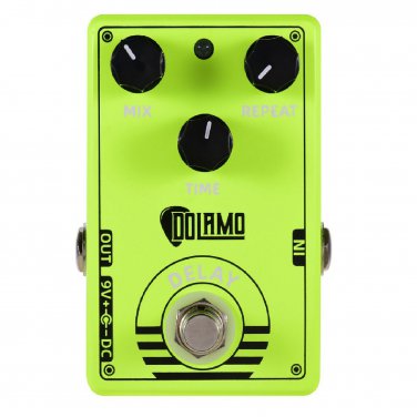 Dolamo D-14 Digital Delay 1000ms Guitar Effect Pedal W/ Controls True Bypass NEW