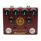 Demonfx Distortion King of Drive Professonal Dual Overdrive Guitar Effect Pedal