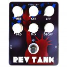 Hot Box Rev Tank Reverb Pedal True Bypass Long Lush Reverb up to 6000ms