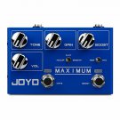 JOYO Overdrive Guitar Pedal Dual Channel Clean to Wild Sound for Guitar Bass