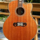 Fishbone Acoustic Jumbo Guitar SC BLK200 J200-Mahogany Single Cut
