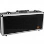 Harvester Brushed Aluminum FX Pedal Carrying Case 5 Mini FX BLACK,SILVER, RED