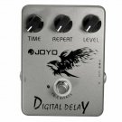 JOYO Digital Delay Effect Pedal 25ms-600ms Reproduce Sounds of Analog Delay