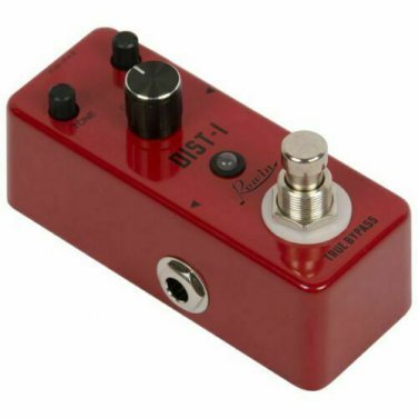 Rowin British Distortion I Guitar Effect Pedal Alum/ Alloy Shell True Bypass NEW
