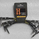 Harvester Patch Cables 3 pack, 6 inch High Quality Tour Grade. B-12