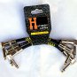 Harvester Patch Cables 3 pack, 6 inch High Quality Tour Grade. B-12