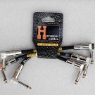 Harvester Patch Cables 3 pack, 6 inch High Quality Tour Grade. B-11