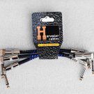 Harvester Patch Cables 3 pack, 6 inch High Quality Tour Grade. B-06