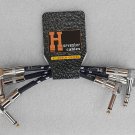 Harvester Patch Cables 3 pack, 6 inch High Quality Tour Grade. B-20
