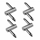 Harvester PC-Z 1/4" to 1/4" Z Shaped 4 PACK Guitar Effects Pedal Connectors