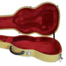 fishbone Yellow Tweed Les Paul Electric Guitar Hardshell Case New
