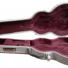 fishbone White Tweed Les Paul Electric Guitar Hardshell Case New