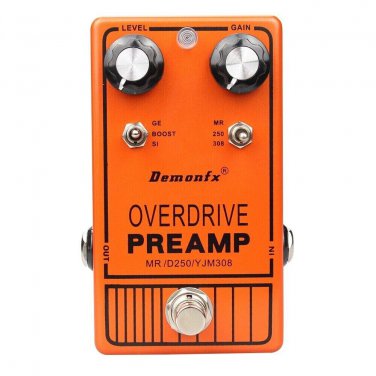 Demonfx YJM308 (DOD250) Guitar Effect Pedal Overdrive Distortion Preamp