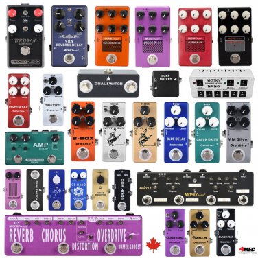 MOSKY Guitar Multi Effect Pedals Full up to Date List  New
