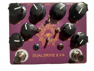 Hot Box HB-DD Dual Drive II V4 Ov/drive +Dist+High Gain 4 Togl Marshall Bluesbrk